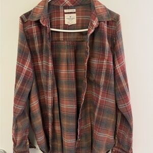 American Eagle Soft Plaid Shirt